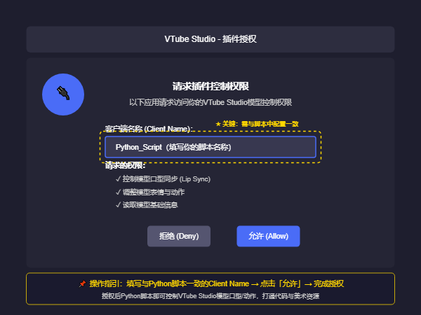 VTube Studio 插件配置