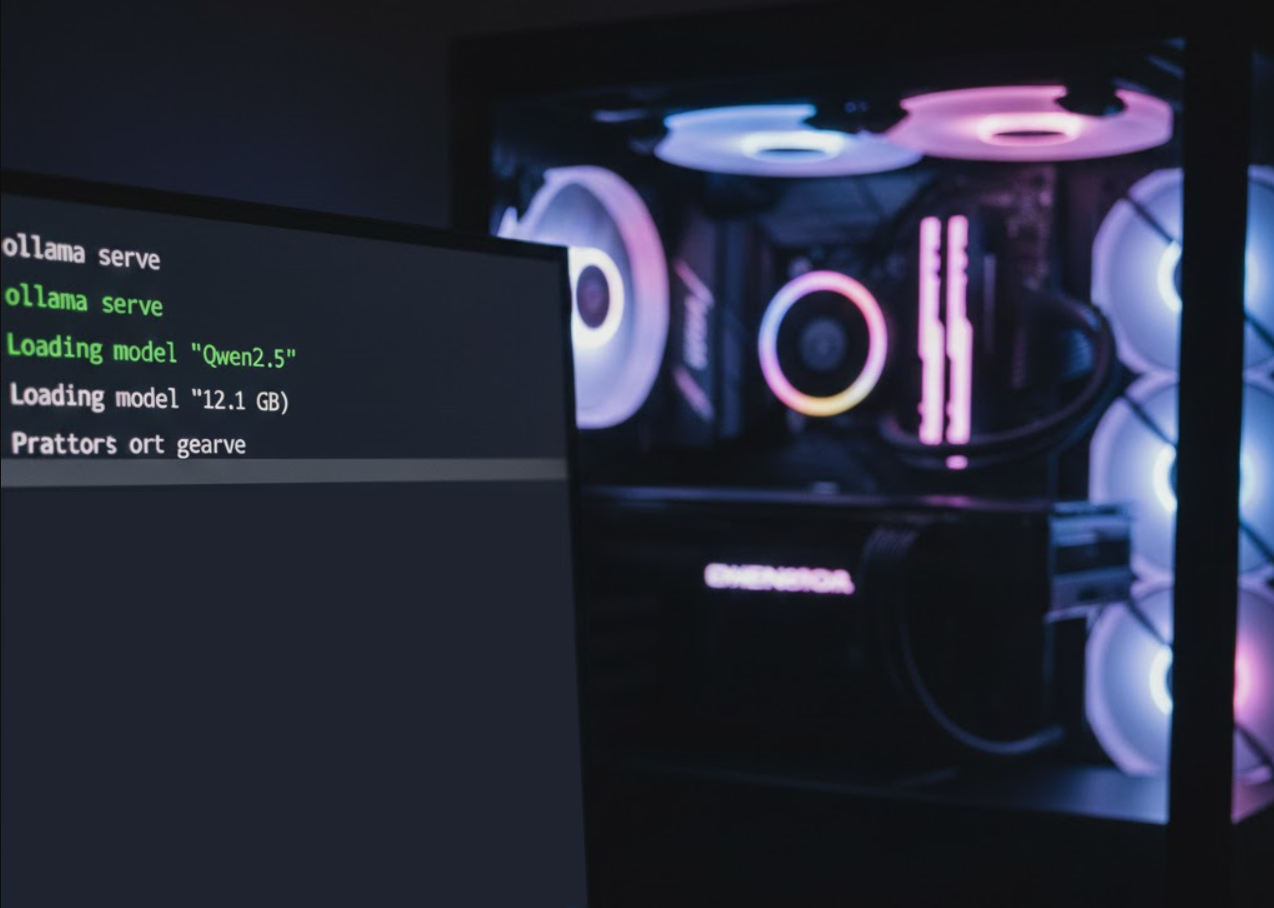 本地部署后的终端截图