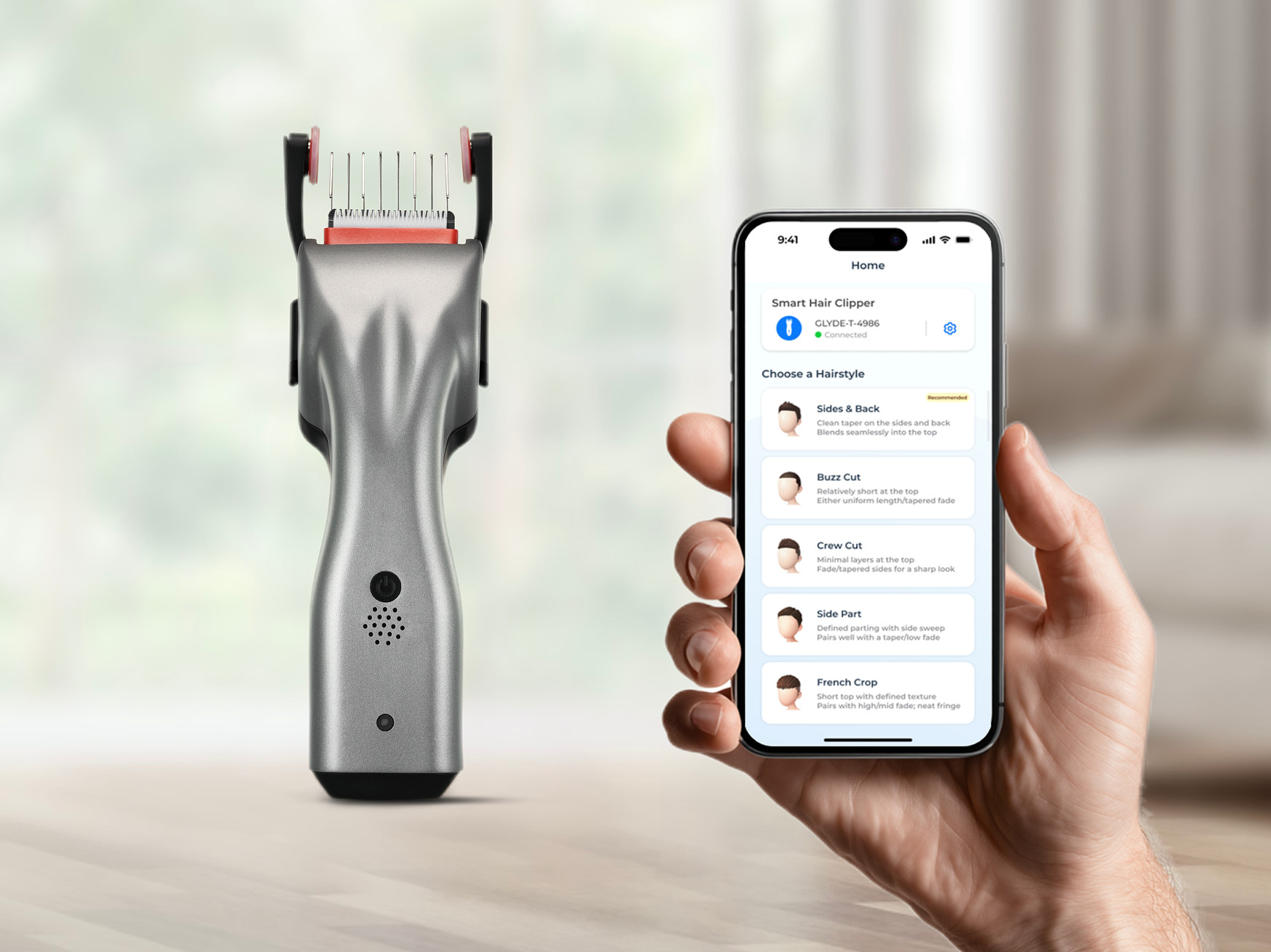 GLYDE: Fresh Home Haircuts, No Skills Require | Prelaunch.com