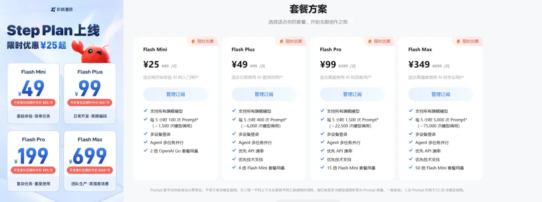 国内大模型厂商 Token/Coding Plan 汇总对比：MiniMax、智谱、阶跃、Kimi 怎么选