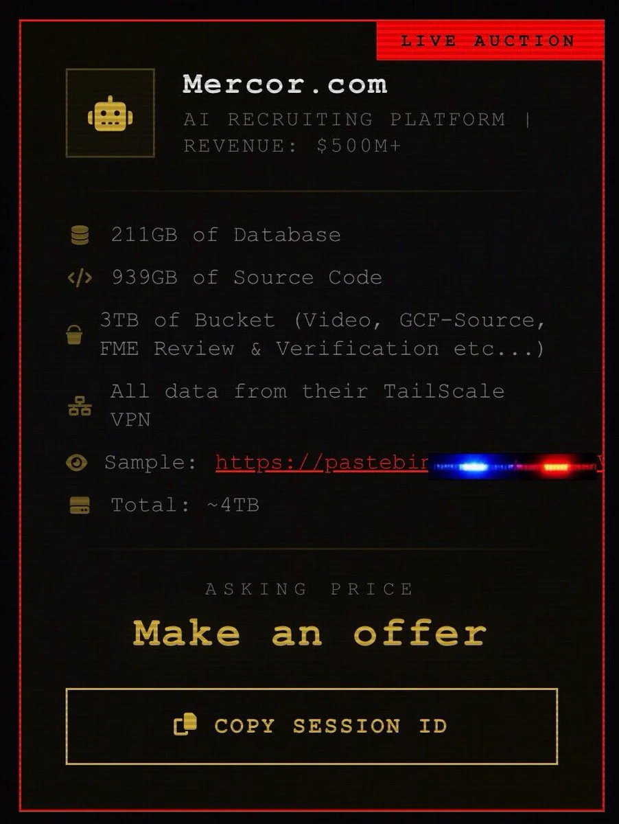 帮OpenAI和Anthropic训练AI的公司被黑了,4TB数据正在暗网上被拍卖