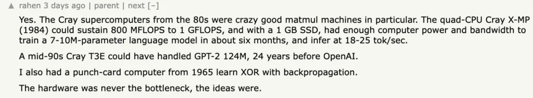 在一台1970年代的PDP-11上训练Transformer需要多久？答案是5.5分钟