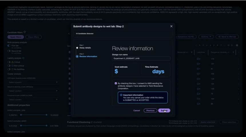 硬刚英伟达！亚马逊推出医药Agent平台，集成40+顶尖大模型，7x24小时全自动实验！