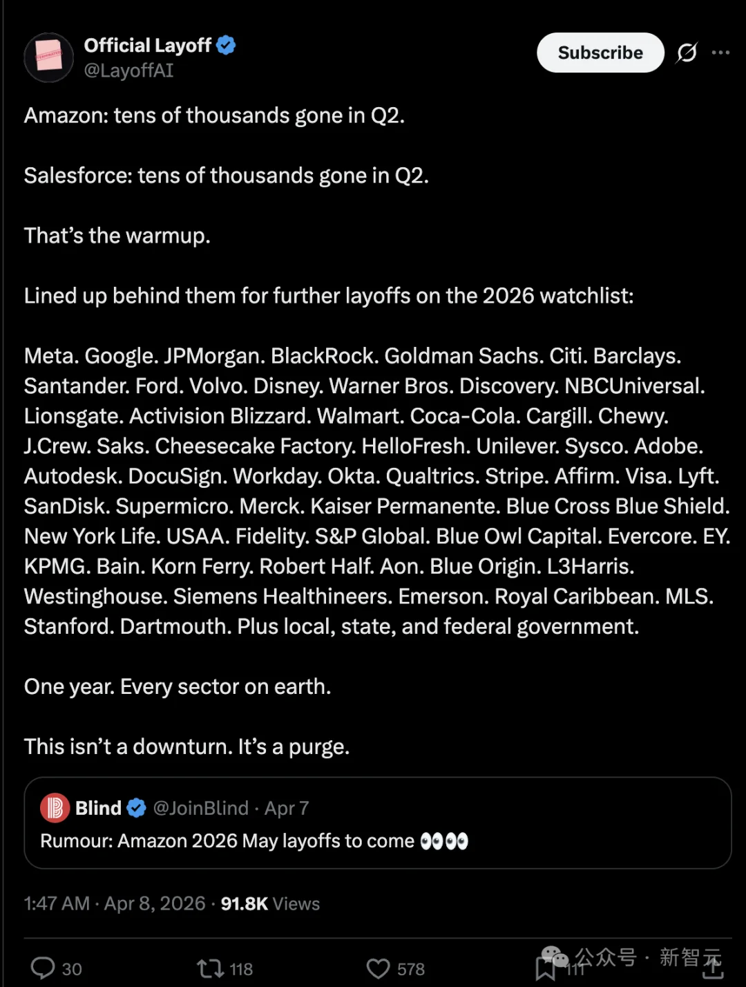 比「同事.Skill」还狠！裁掉8千人后，小扎AI屠宰场炼化在职员工？