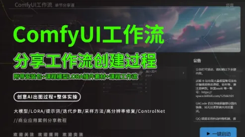 ComfyUI工作流案例分享课程【舒霖】