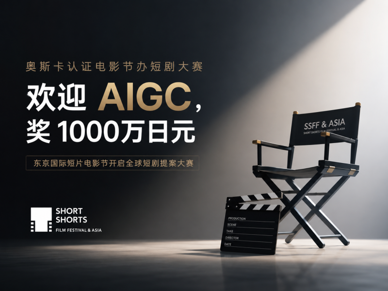 奥斯卡资格电影节首次举办短剧提案大赛：AIGC正式入场，最高奖励1000万日元