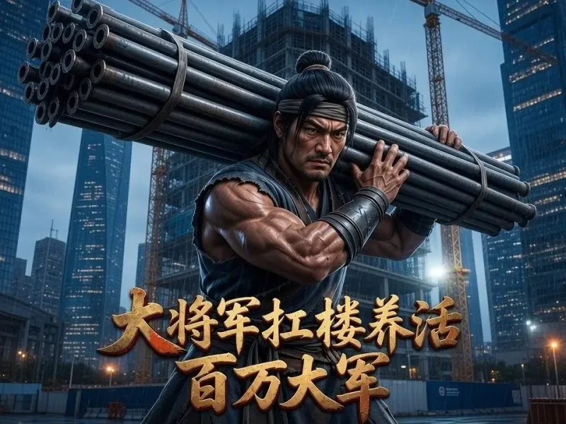 《大将军扛楼养活百万大军》扛水泥的边关统帅,如何用泡面征服三界?