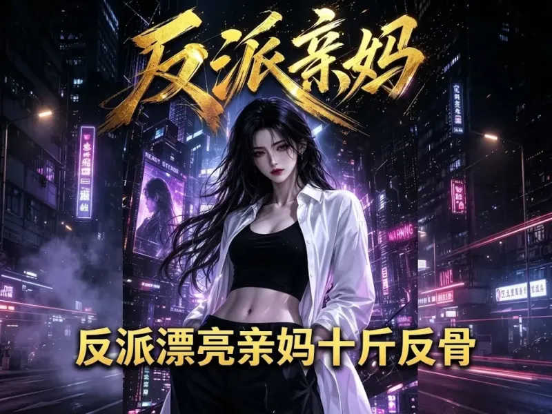 《反派亲妈：反派漂亮亲妈十斤反骨》腹黑萌宝反向带娃，这部AI漫剧为何越看越上头？